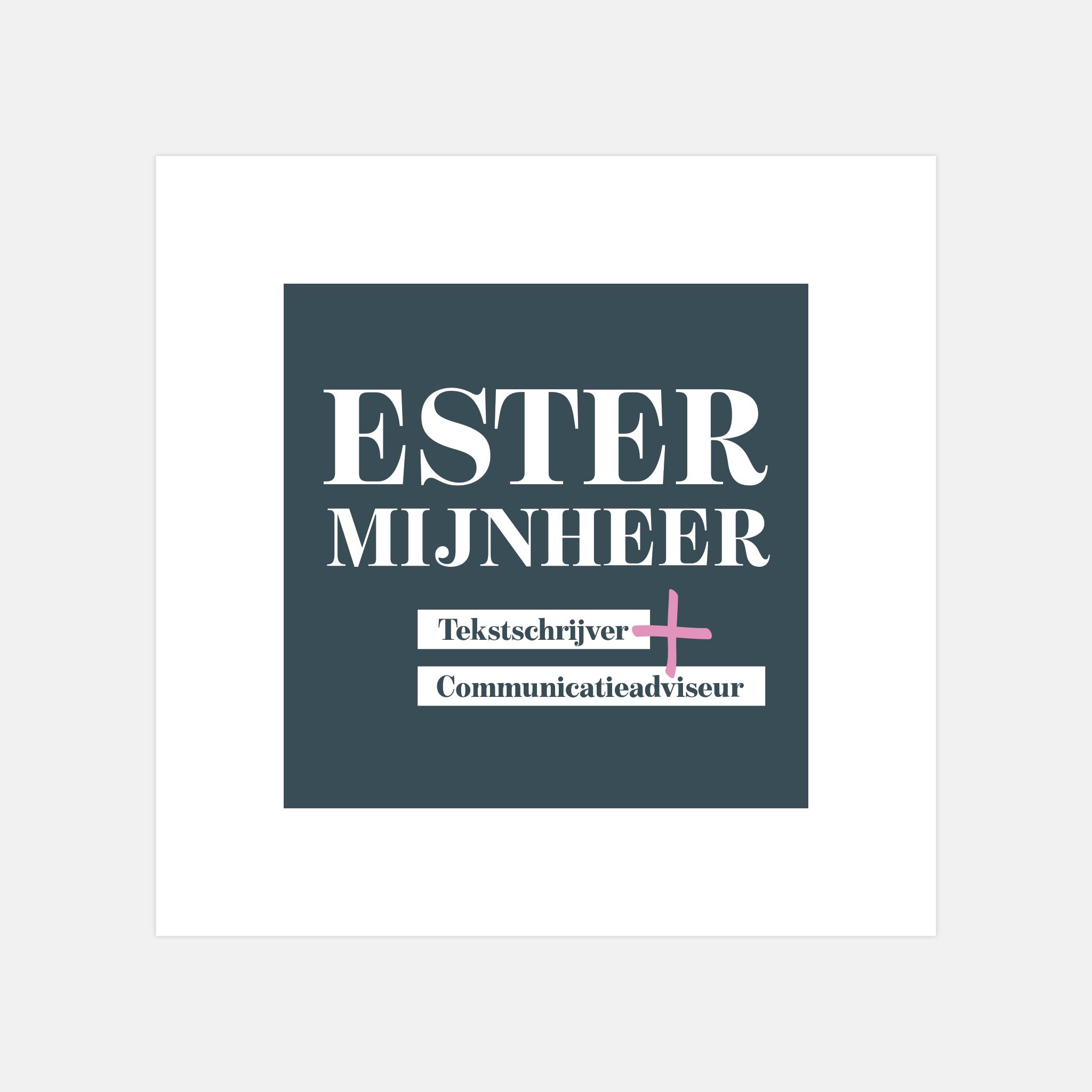 Ester Mijnheer Tekst & Communicatie – logo