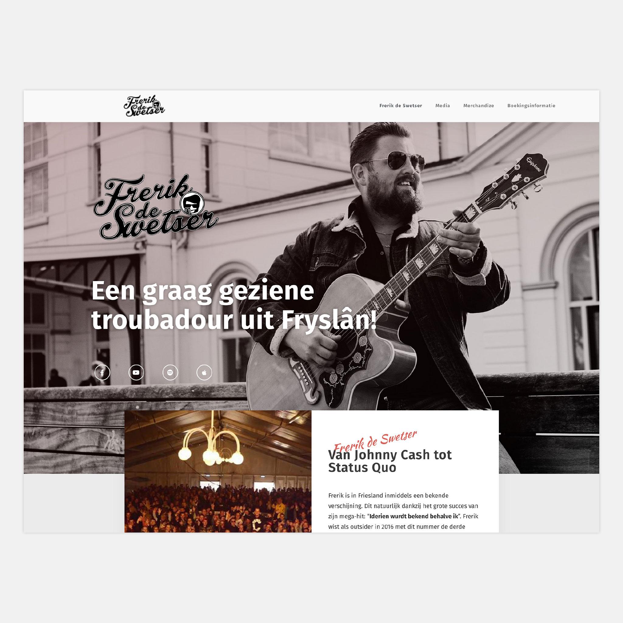 Frerik de Swetser – website